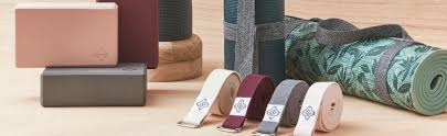 yoga blocks and straps